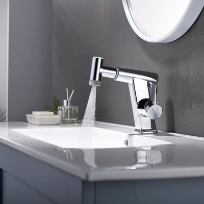 Metora Pull-Out Faucet with Temperature Display & LED Light - BF2207
