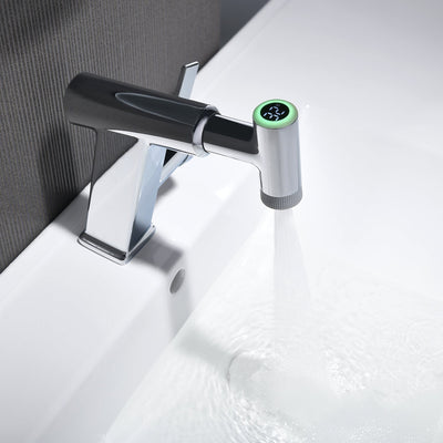 Metora Pull-Out Faucet with Temperature Display & LED Light - BF2207