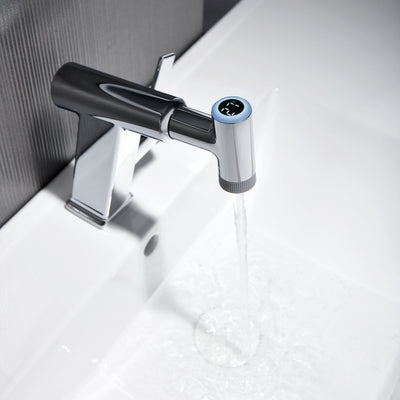 Metora Pull-Out Faucet with Temperature Display & LED Light - BF2207