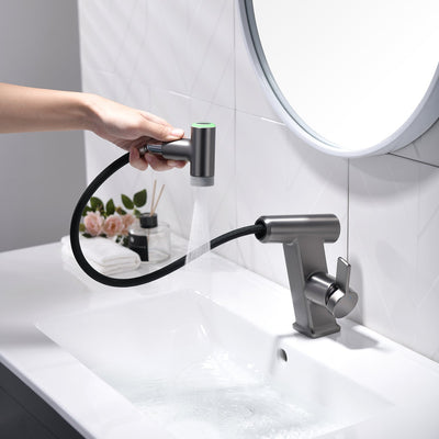 Metora Pull-Out Faucet with Temperature Display & LED Light - BF2207