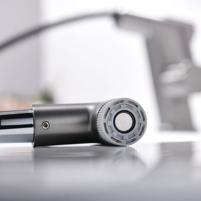 Metora Pull-Out Faucet with Temperature Display & LED Light - BF2207