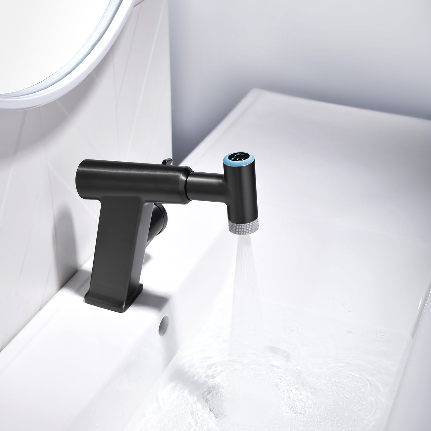 Metora Pull-Out Faucet with Temperature Display & LED Light - BF2207