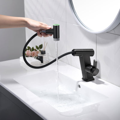 Metora Pull-Out Faucet with Temperature Display & LED Light - BF2207