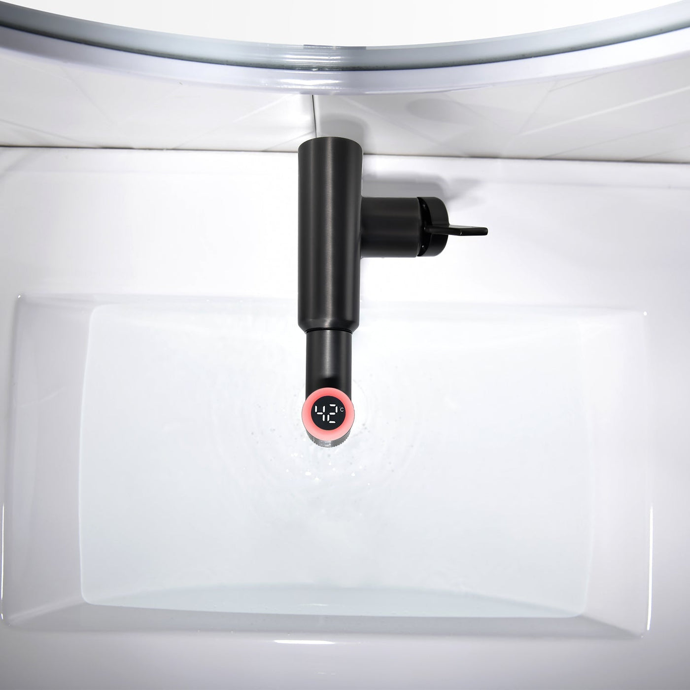 Metora Pull-Out Faucet with Temperature Display & LED Light - BF2207