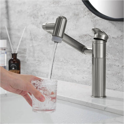Metora 360° Rotatable Single-Hole Bathroom Faucet-BF2208