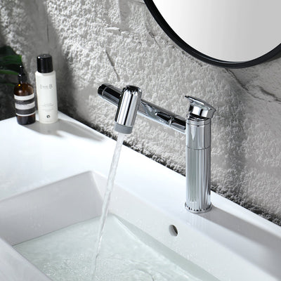 Metora 360° Rotatable Single-Hole Bathroom Faucet-BF2208