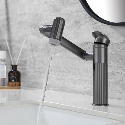 Metora 360° Rotatable Single-Hole Bathroom Faucet-BF2208