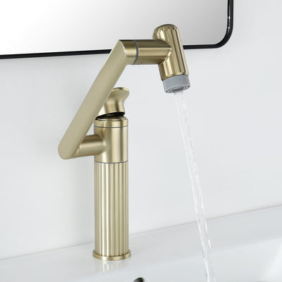 Metora 360° Rotatable Single-Hole Bathroom Faucet-BF2208