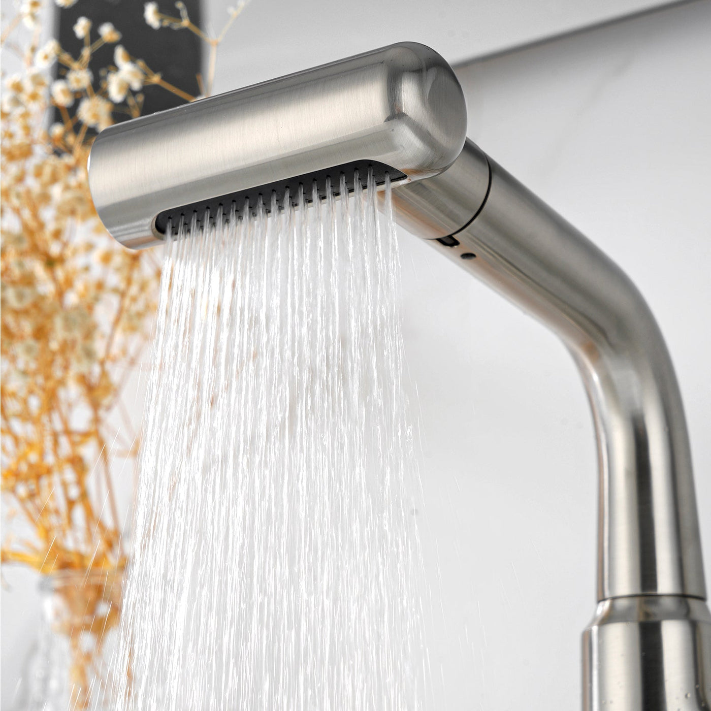 Metora Single-Hole Waterfall & Pull-Out Liftable Bathroom Faucet-BF2209