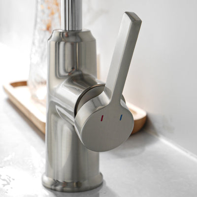 Metora Single-Hole Waterfall & Pull-Out Liftable Bathroom Faucet-BF2209