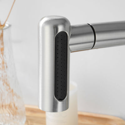 Metora Single-Hole Waterfall & Pull-Out Liftable Bathroom Faucet-BF2209