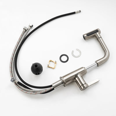 Metora Single-Hole Waterfall & Pull-Out Liftable Bathroom Faucet-BF2209