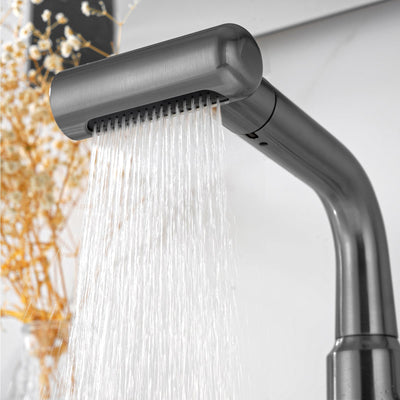 Metora Single-Hole Waterfall & Pull-Out Liftable Bathroom Faucet-BF2209