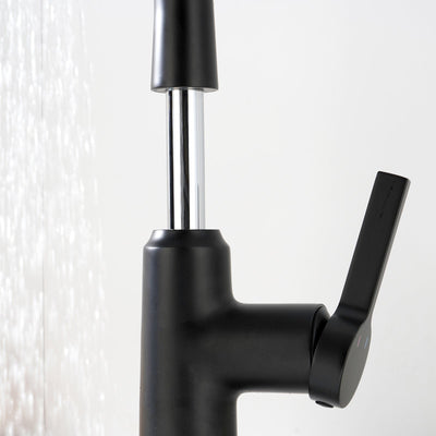 Metora Single-Hole Waterfall & Pull-Out Liftable Bathroom Faucet-BF2209