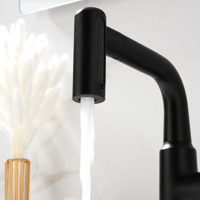 Metora Single-Hole Waterfall & Pull-Out Liftable Bathroom Faucet-BF2209