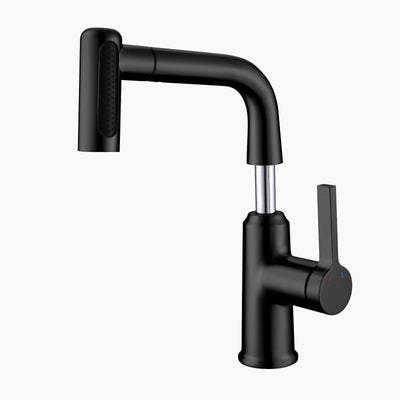 Metora Single-Hole Waterfall & Pull-Out Liftable Bathroom Faucet-BF2209