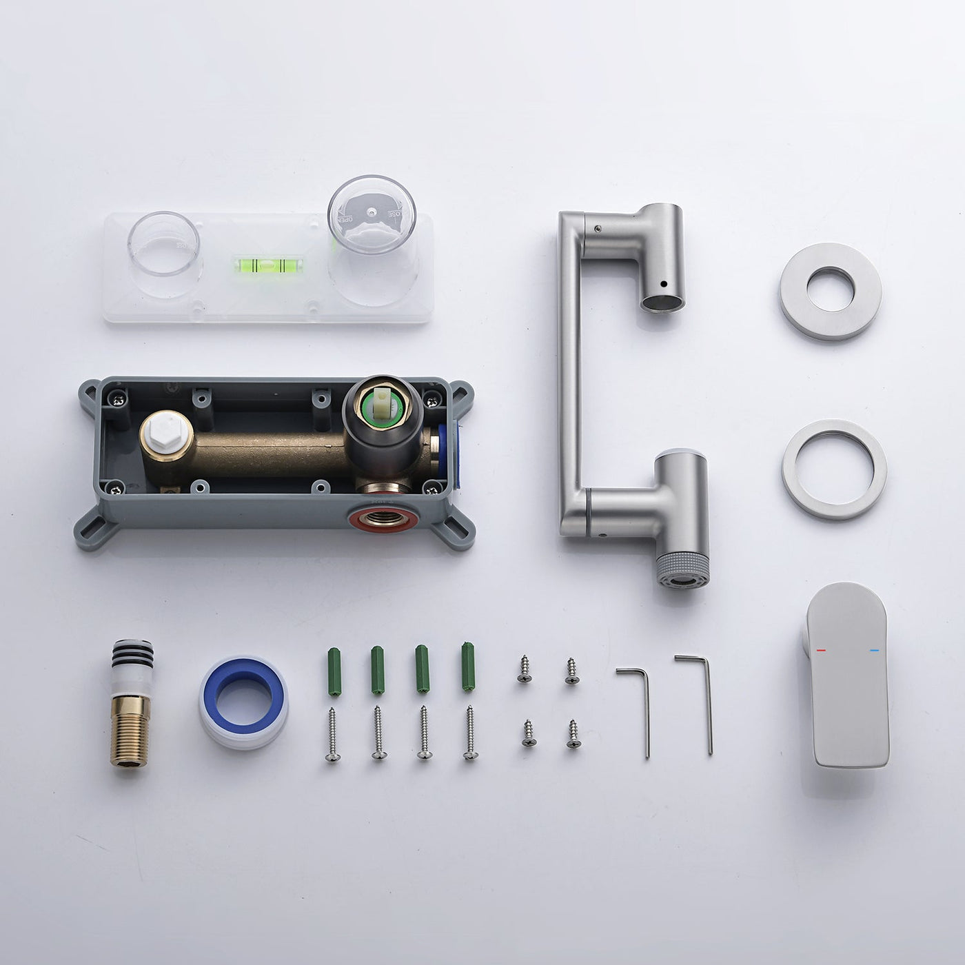 Metora Single-Handle Wall Mount Bathroom Faucet with Temperature Display-BFWM2401