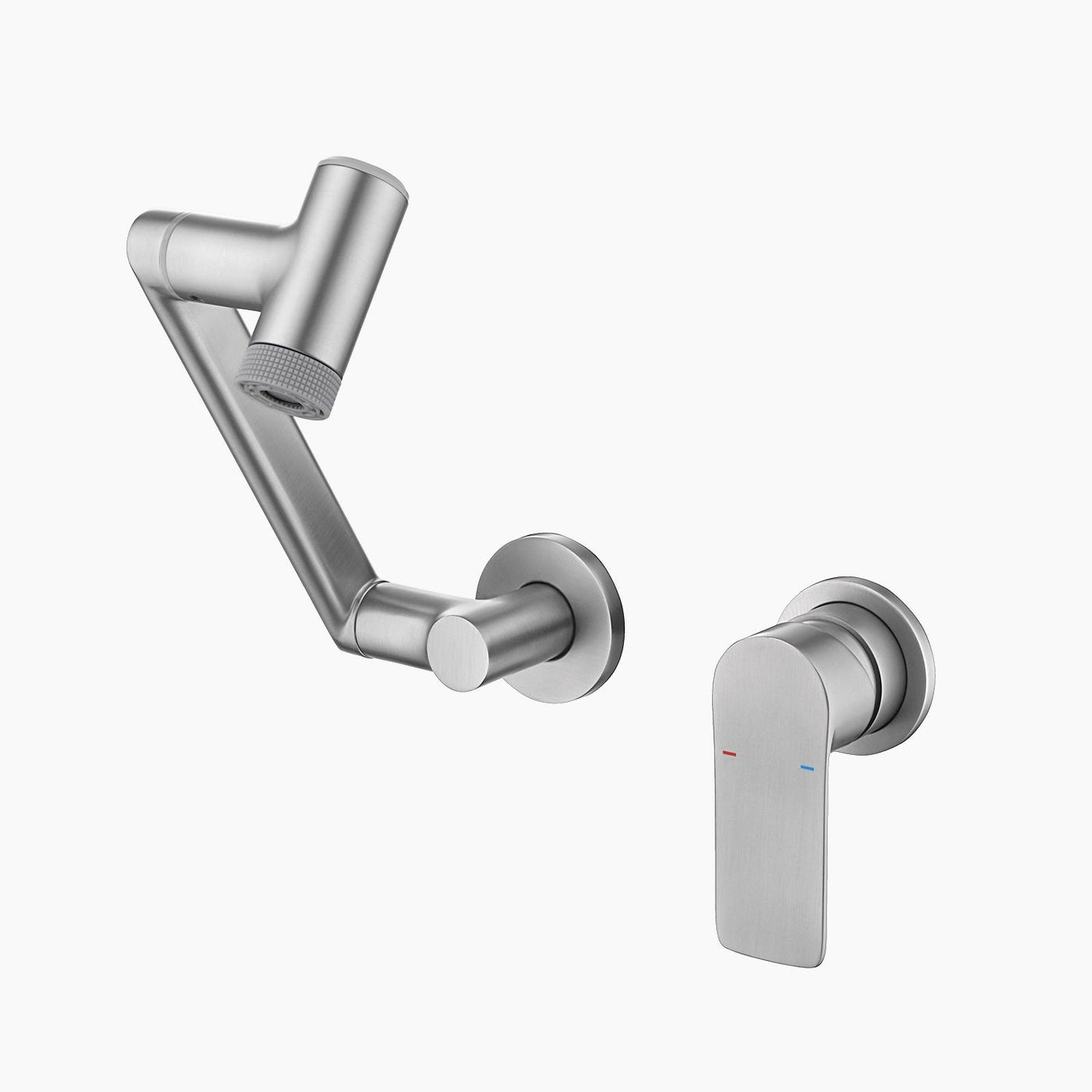 Metora Single-Handle Wall Mount Bathroom Faucet with Temperature Display-BFWM2401