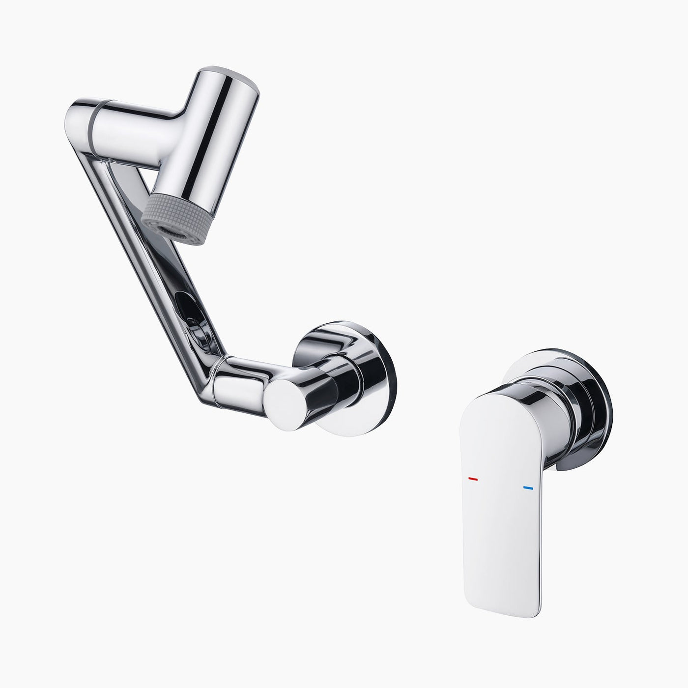 Metora Single-Handle Wall Mount Bathroom Faucet with Temperature Display-BFWM2401