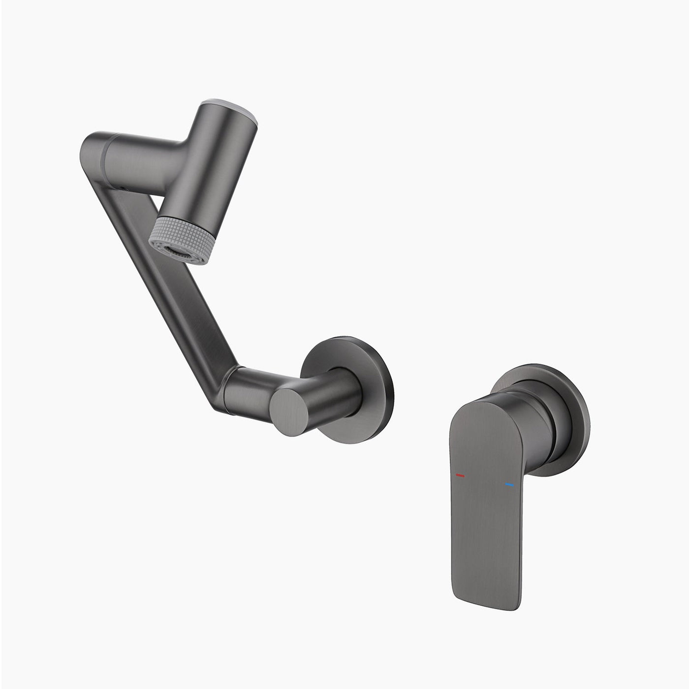 Metora Single-Handle Wall Mount Bathroom Faucet with Temperature Display-BFWM2401