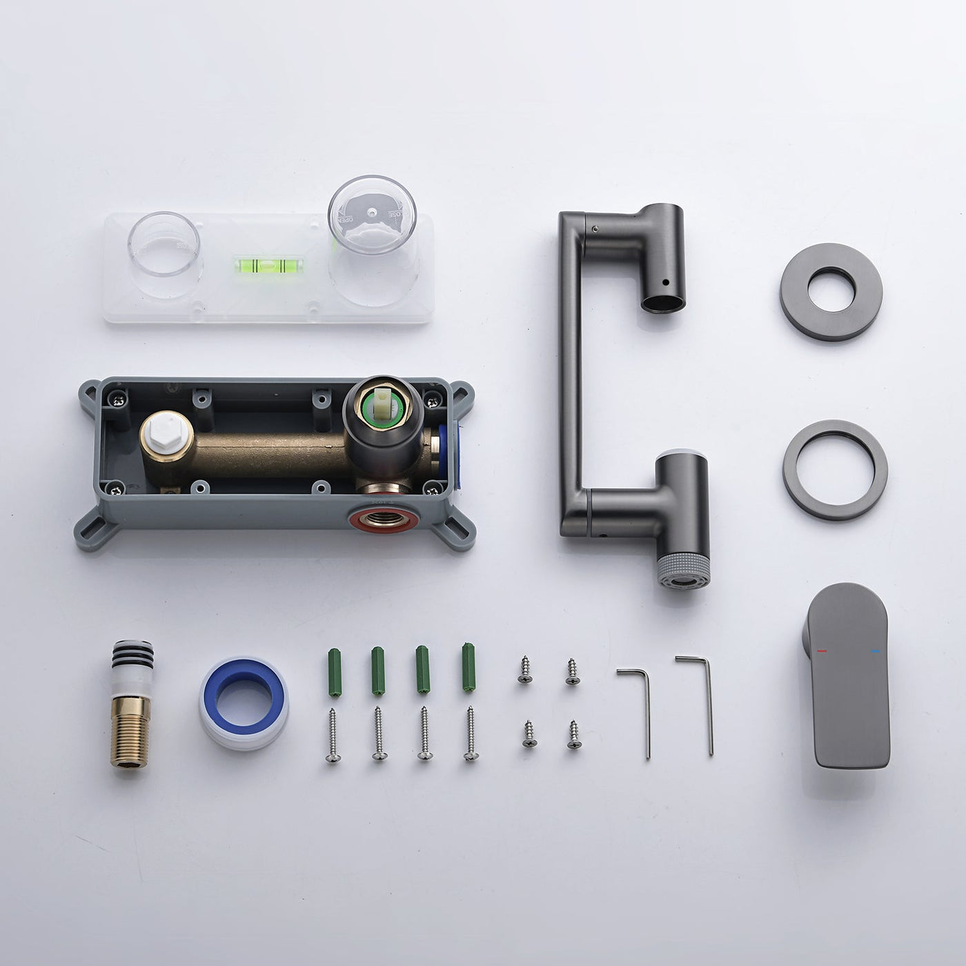 Metora Single-Handle Wall Mount Bathroom Faucet with Temperature Display-BFWM2401