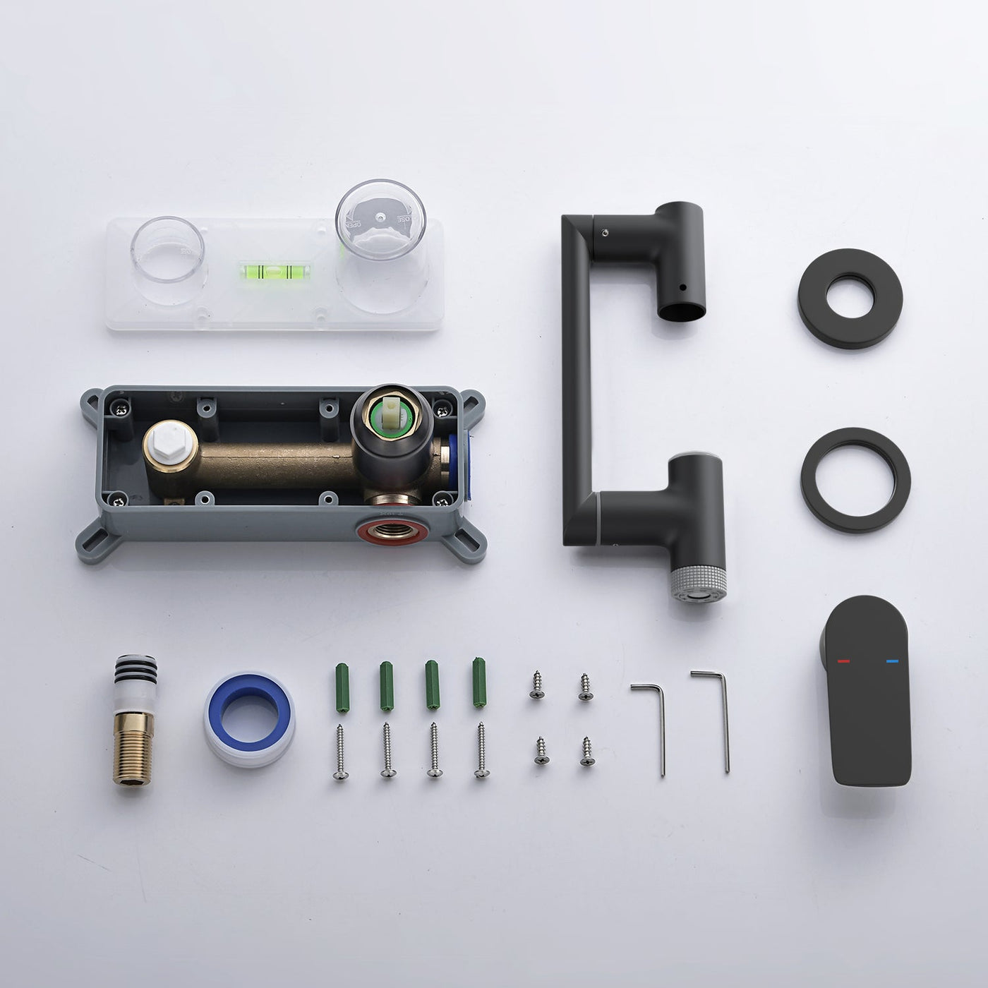 Metora Single-Handle Wall Mount Bathroom Faucet with Temperature Display-BFWM2401