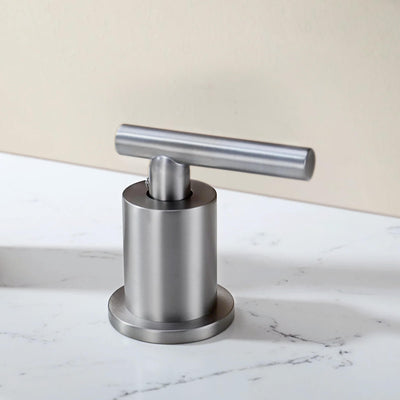 Metora Two-Handle Widespread Waterfall & Pull-Out Bathroom Faucet with Temperature Display-BFWS2401