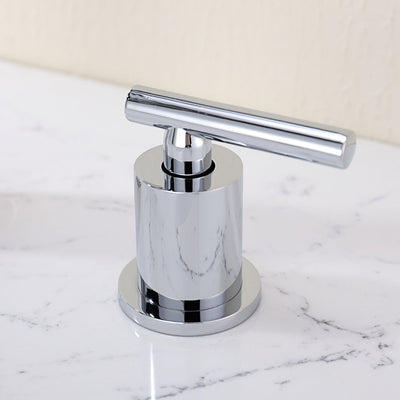 Recertified-Metora Two-Handle Widespread Waterfall & Pull-Out Bathroom Faucet with Temperature Display-BFWS2401-US