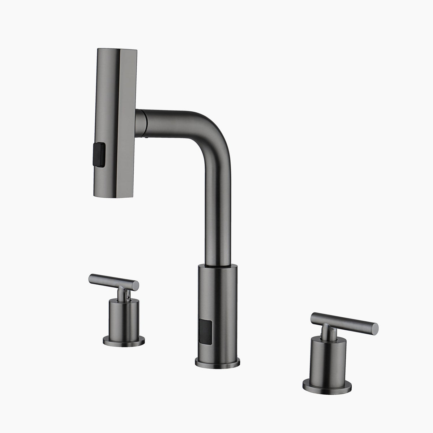 Metora Two-Handle Widespread Waterfall & Pull-Out Bathroom Faucet with Temperature Display-BFWS2401
