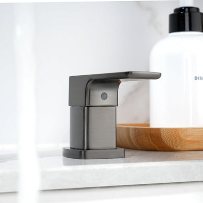 Metora Widespread 2-handle Bathroom Faucet with Temperature Display-BFWS2402