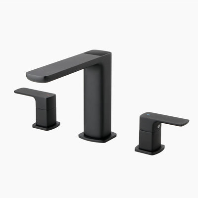 Metora Widespread 2-handle Bathroom Faucet with Temperature Display-BFWS2402