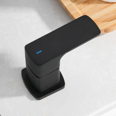 Metora Widespread 2-handle Bathroom Faucet with Temperature Display-BFWS2402