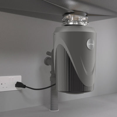 Metora 1 HP Continuous Feed Garbage Disposal with Power Cord-LGD-1010