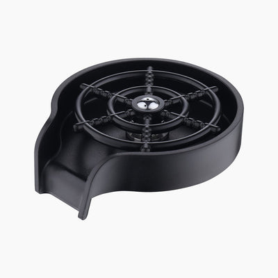 Metora Waterfall & Pull-Out Kitchen Faucet with Temperature Display-KF2209 with Countertop Glass Rinser-KFR2201