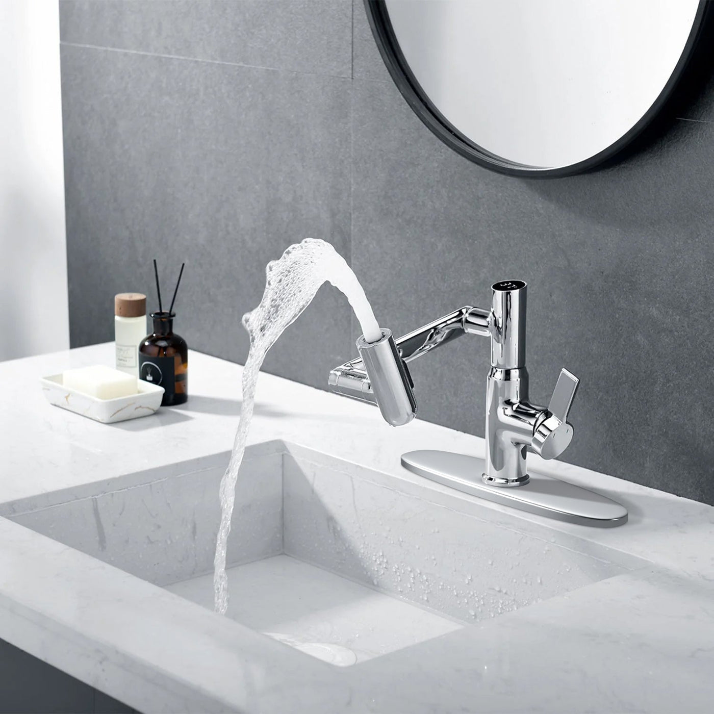 Metora Sink Cover Plate for 1 or 3 Hole Bathroom or Kitchen Faucet-FCP2201