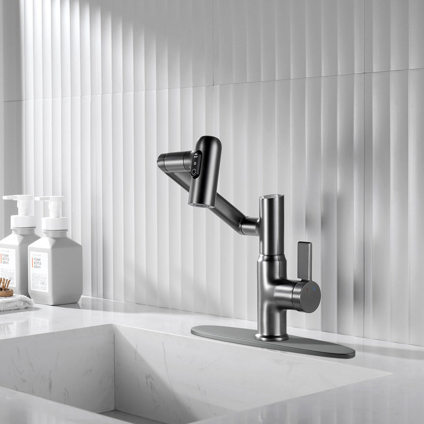 Metora Sink Cover Plate for 1 or 3 Hole Bathroom or Kitchen Faucet-FCP2201