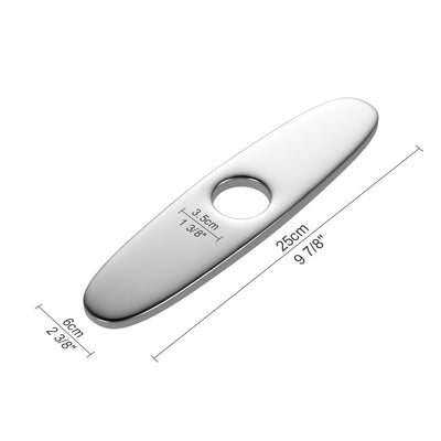 Metora Sink Cover Plate for 1 or 3 Hole Bathroom or Kitchen Faucet-FCP2201