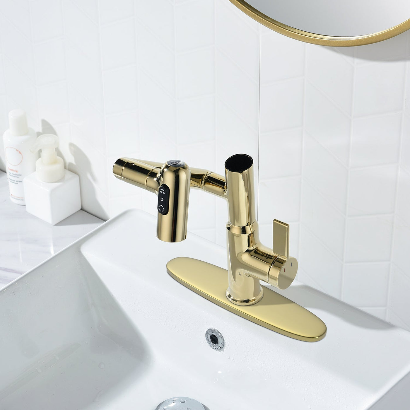 Metora Sink Cover Plate for 1 or 3 Hole Bathroom or Kitchen Faucet-FCP2201