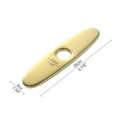 Metora Sink Cover Plate for 1 or 3 Hole Bathroom or Kitchen Faucet-FCP2201