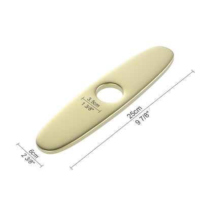 Metora Sink Cover Plate for 1 or 3 Hole Bathroom or Kitchen Faucet-FCP2201