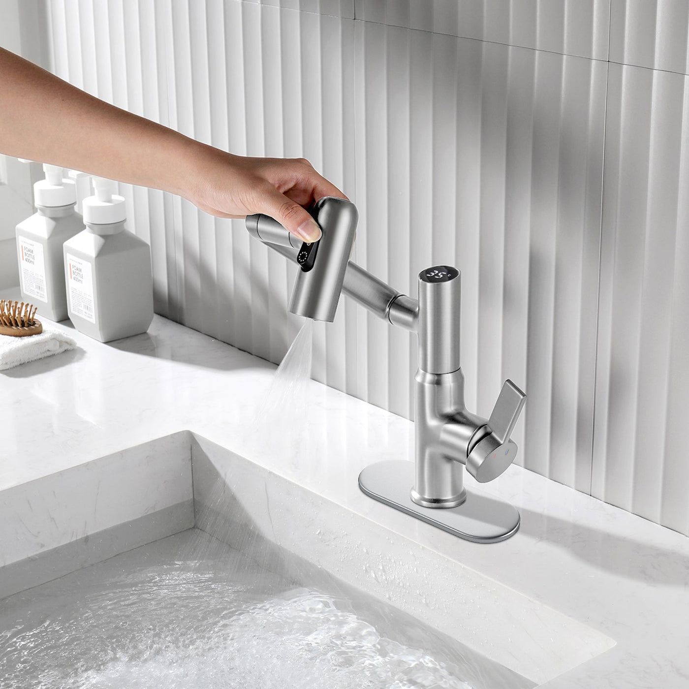 Metora Sink Cover Plate for 1 or 3 Hole Bathroom or Kitchen Faucet-FCP2201