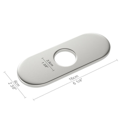 Metora Sink Cover Plate for 1 or 3 Hole Bathroom or Kitchen Faucet-FCP2201