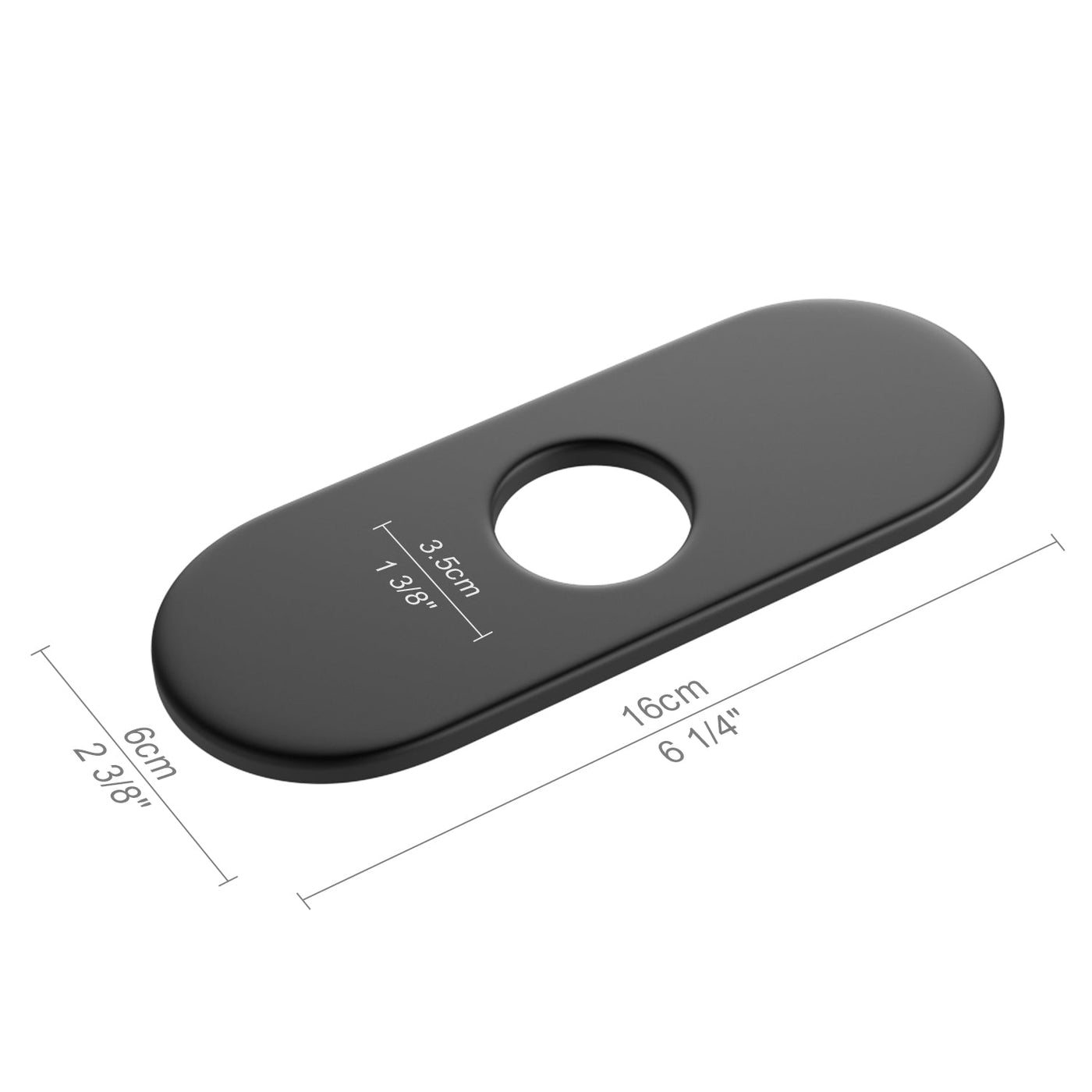 Metora Sink Cover Plate for 1 or 3 Hole Bathroom or Kitchen Faucet-FCP2201