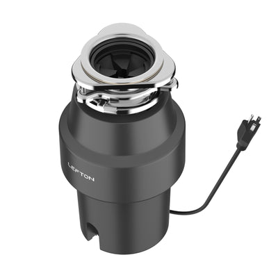 Metora 1/2 HP Continuous Feed Garbage Disposal with Power Cord-LGD-513
