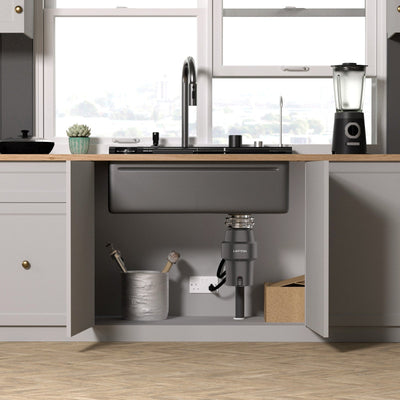 Metora 1/2 HP Continuous Feed Garbage Disposal with Power Cord-LGD-513