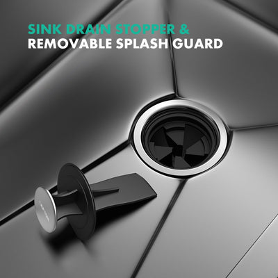 Metora Waterfall Workstation Kitchen Sink Set-KS2205 with 3/4 HP Garbage Disposal LGD-714