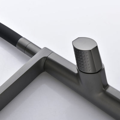 Metora Copper Kitchen Single-Hole Rotatable Faucet with Water Filter-KF2208