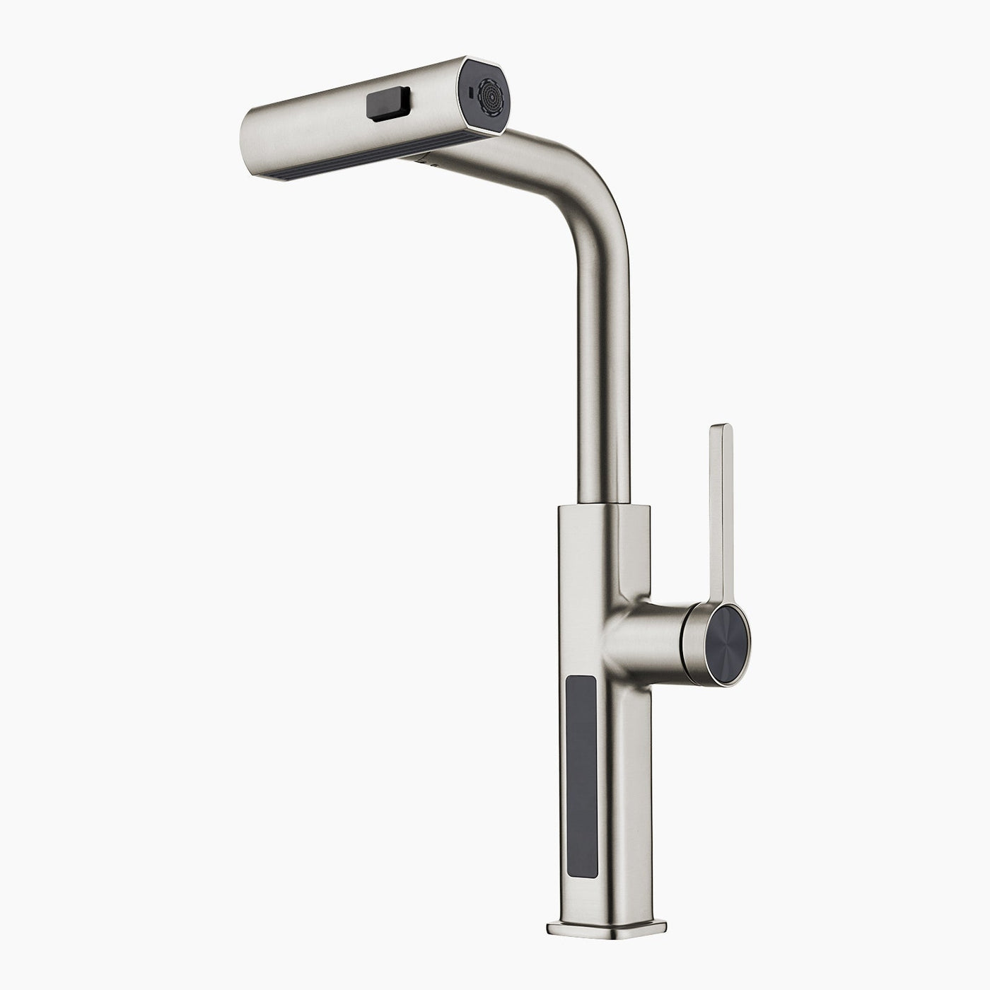 Metora Waterfall & Pull-Out Kitchen Faucet with Temperature Display-KF2209