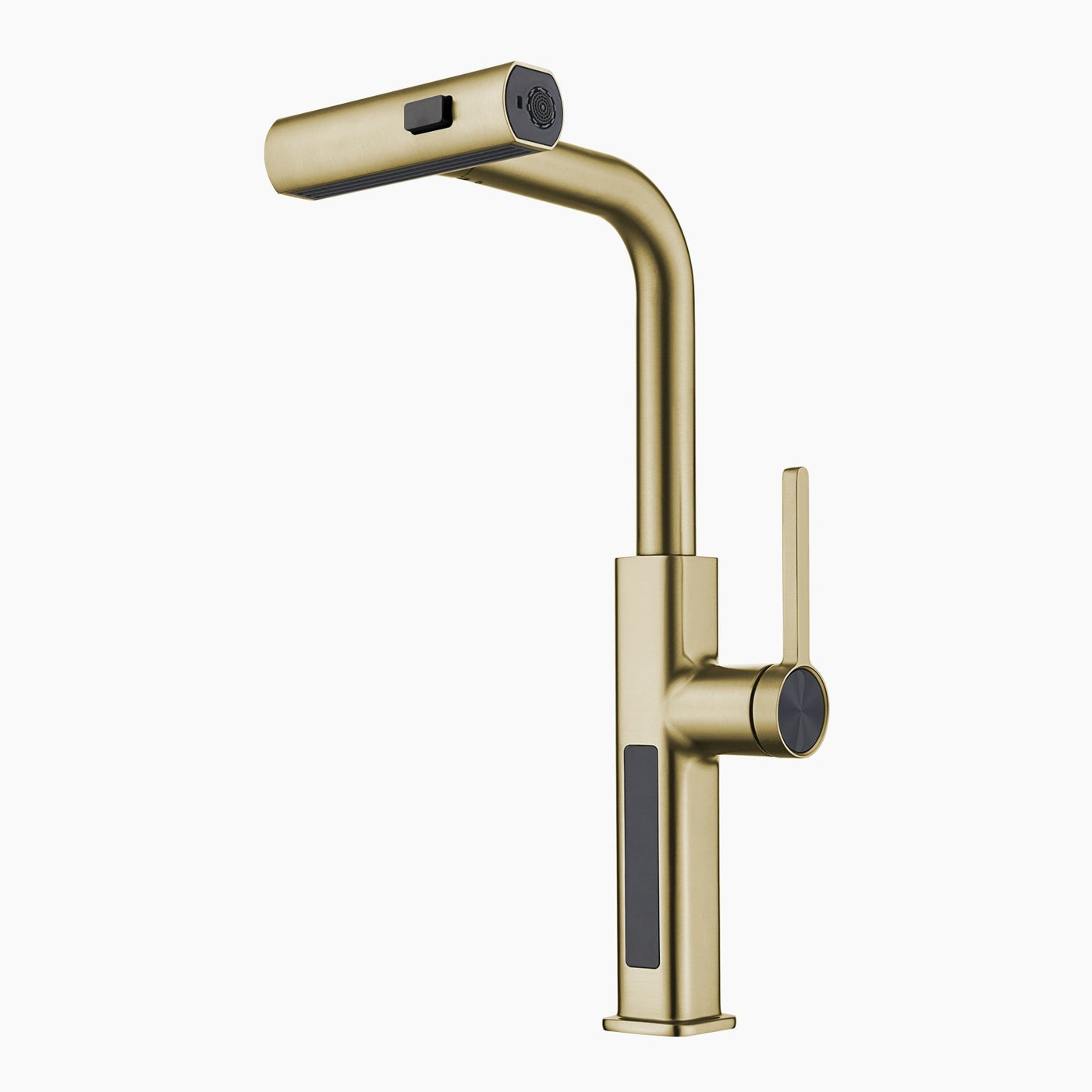 Metora Waterfall & Pull-Out Kitchen Faucet with Temperature Display-KF2209