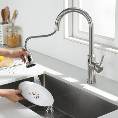 Metora Touchless Sensor & Pull-Down Kitchen Faucet - KF2210